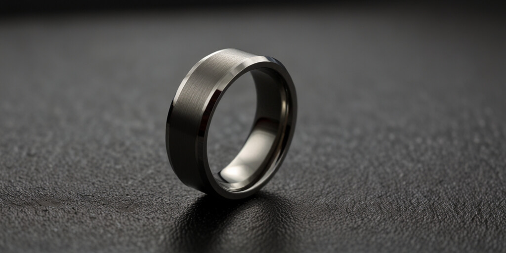 Modern Titanium Ring